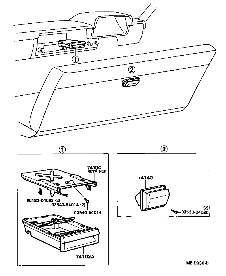 74130-10060-05 RECEPTACLE ASSY, ASH(FOR SEAT) product image