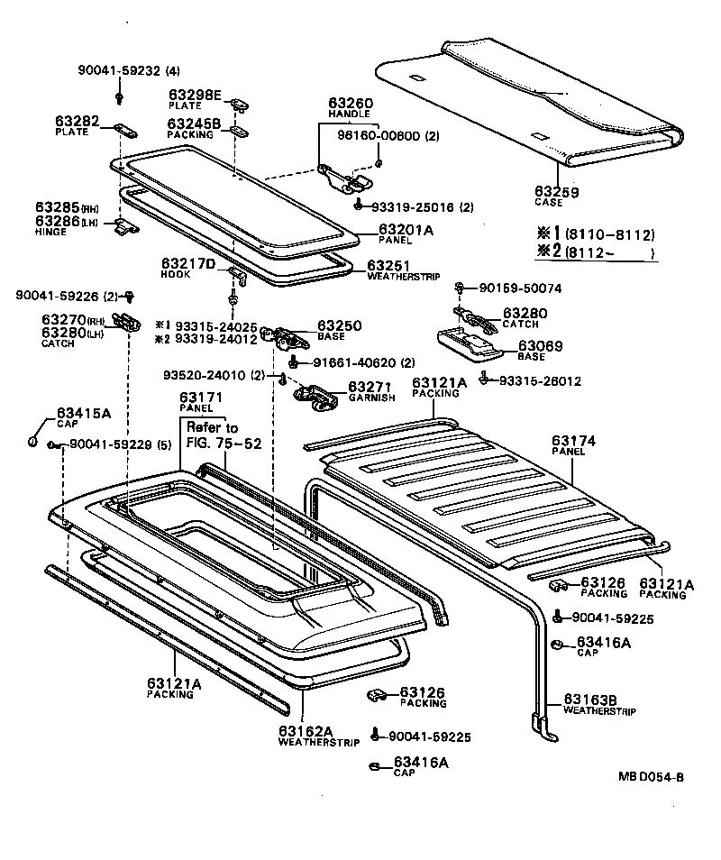 63111-87607 PANEL, ROOF, FRONT product image