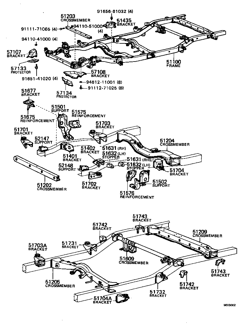 51001-3D480 FRAME ASSY product image