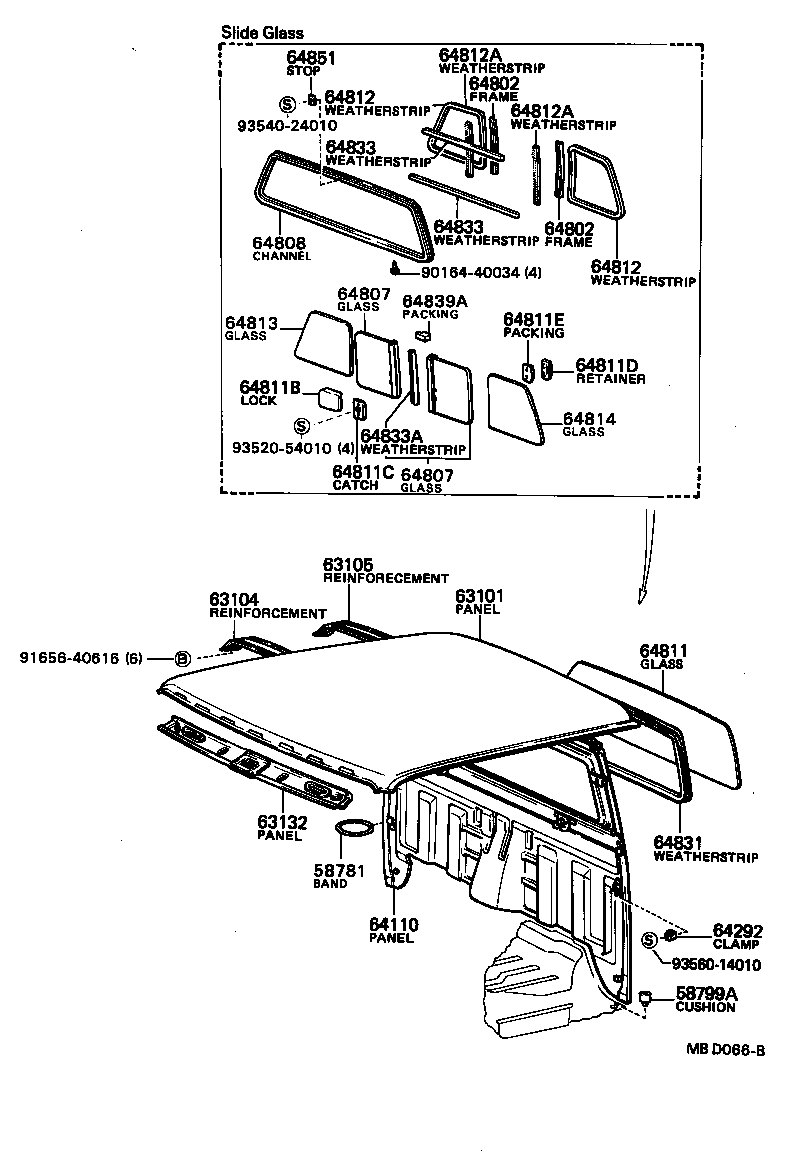 64101-89119 PANEL ASSY, FRONT BODY BACK product image