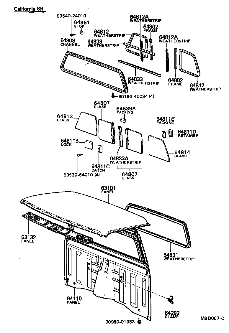 64101-89119 PANEL ASSY, FRONT BODY BACK product image