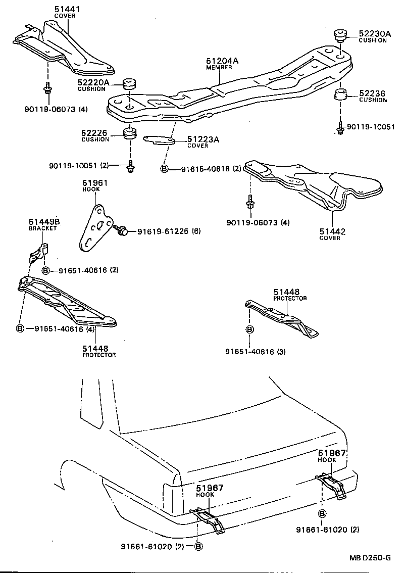 51448-32010 PROTECTOR, OIL PAN product image