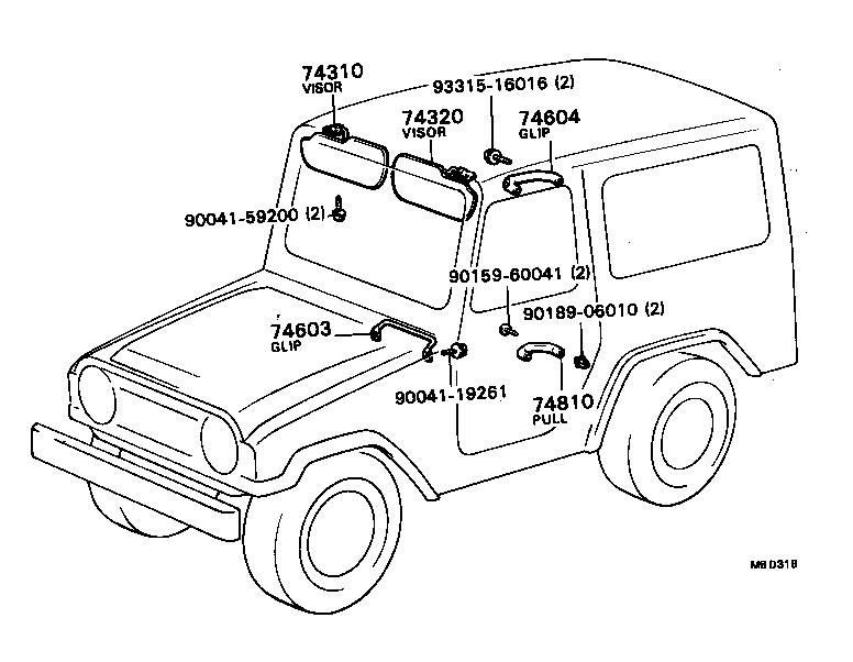 74811-87201 PULL ASSY, DOOR, INSIDE product image