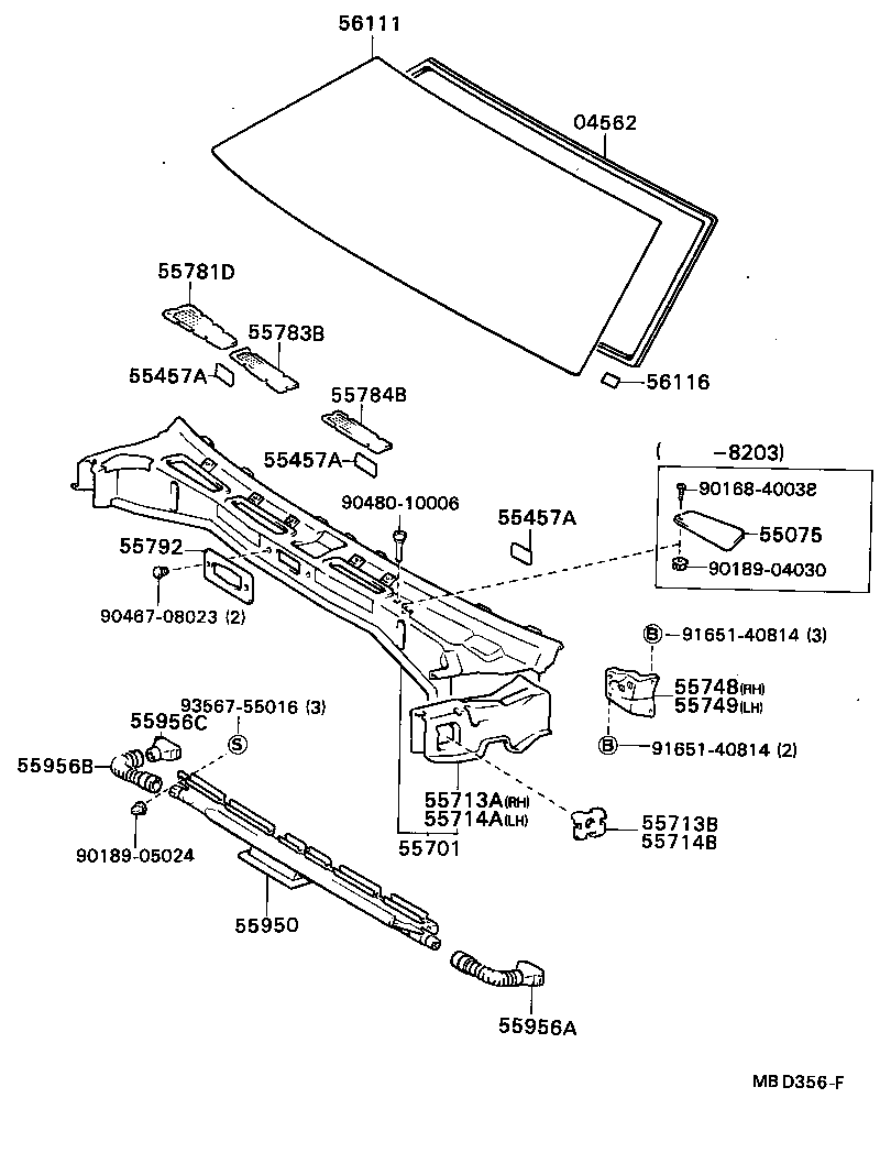 55700-20310 PANEL SUB-ASSY, COWL product image