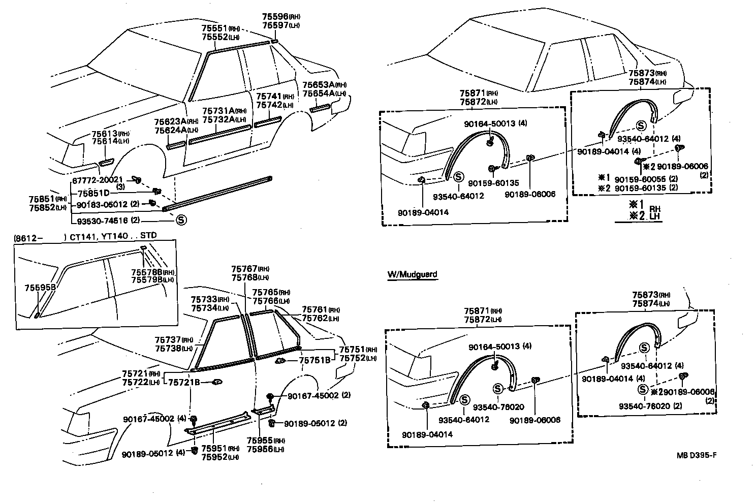 75552-91D01 MOULDING, ROOF DRIP SIDE FINISH, LH product image