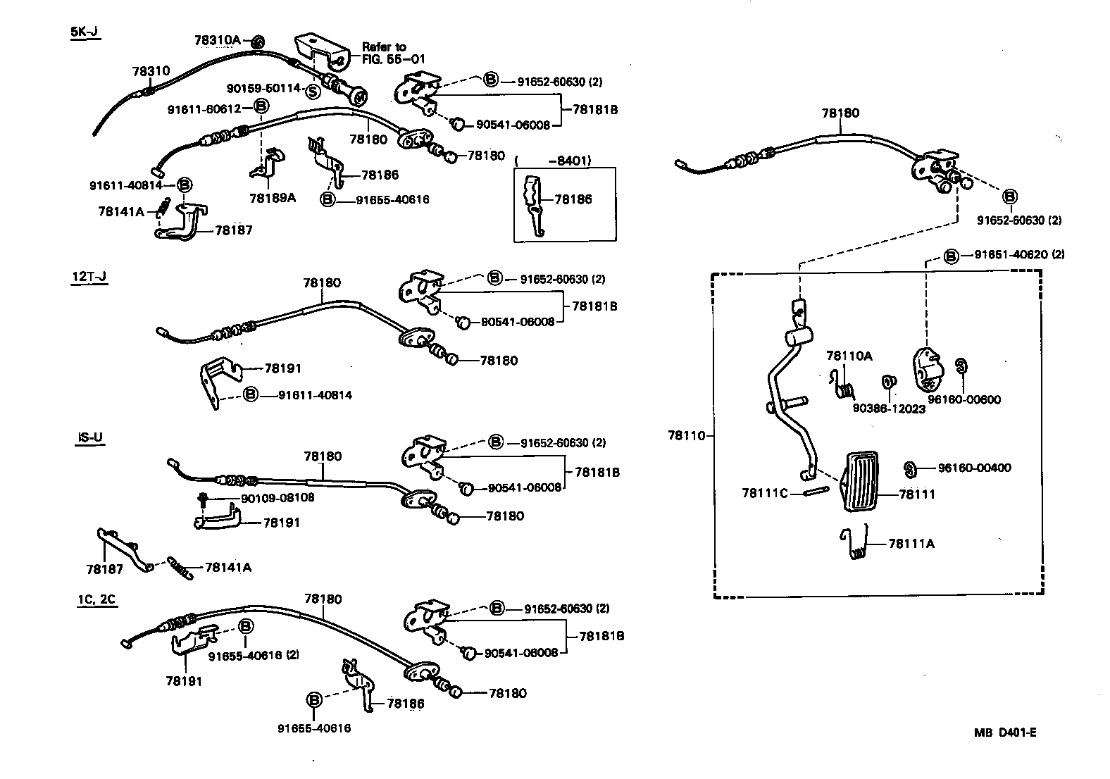 78310-20140 CABLE ASSY, CHOKE product image