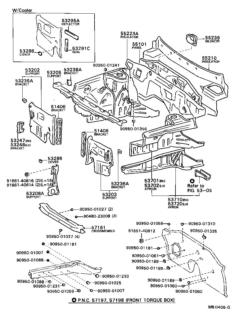 53702-20934 APRON SUB-ASSY, FRONT FENDER, LH product image