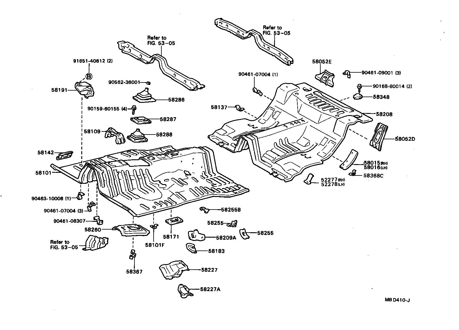 57443-91C02 REINFORCEMENT, BELT ANCHOR TO FLOOR PAN, RH product image