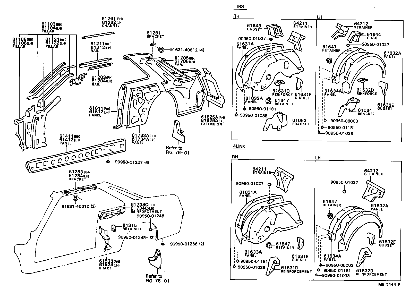 61631-20110 PANEL, QUARTER WHEEL HOUSE, OUTER RH product image