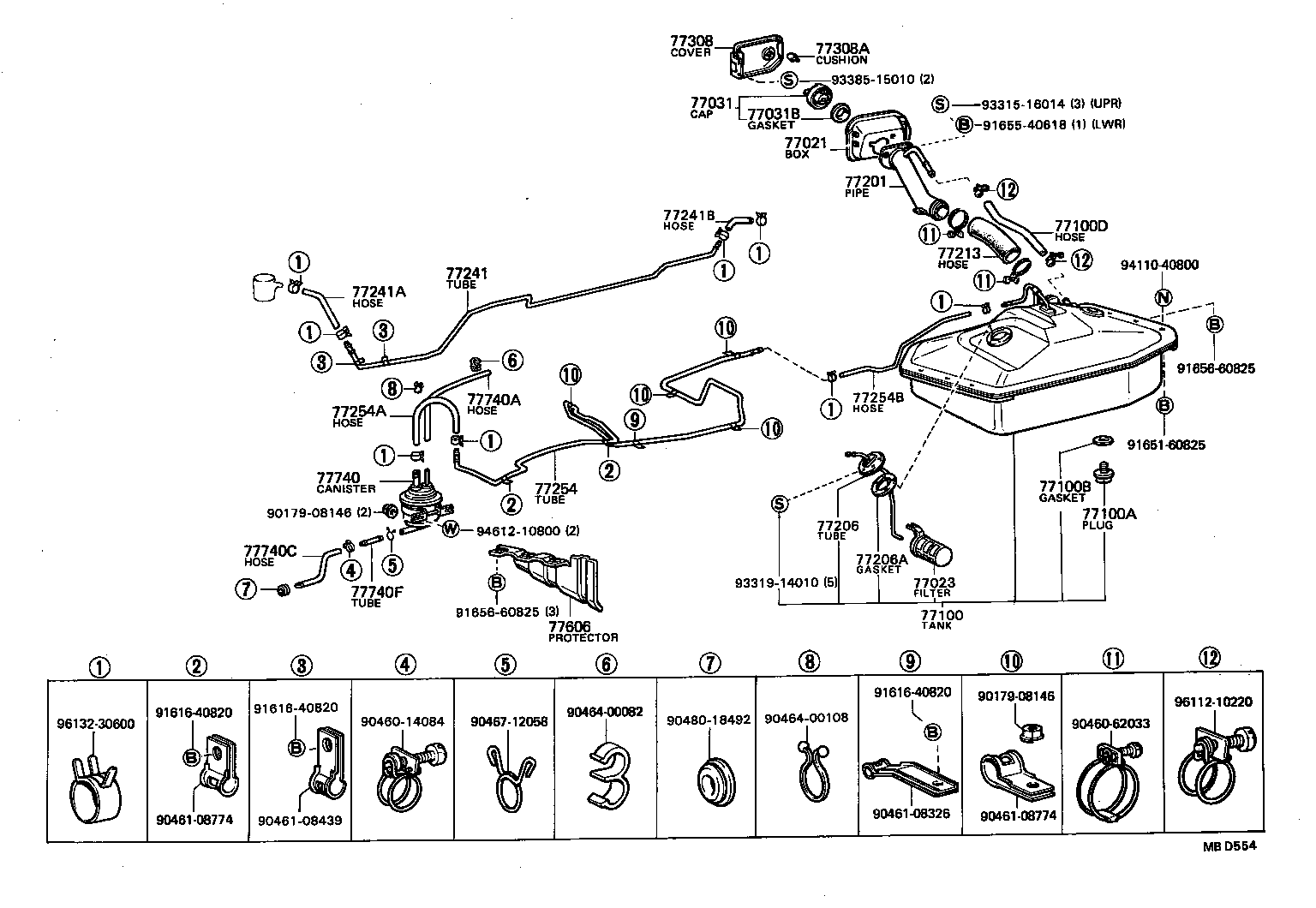 77100-35162 TANK ASSY, FUEL product image