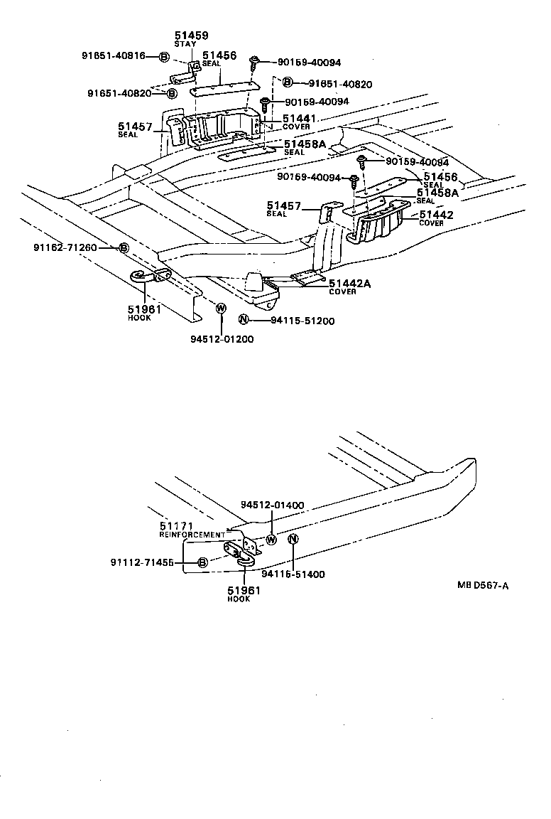 51448-36030 COVER, ENGINE UNDER, NO.1 product image