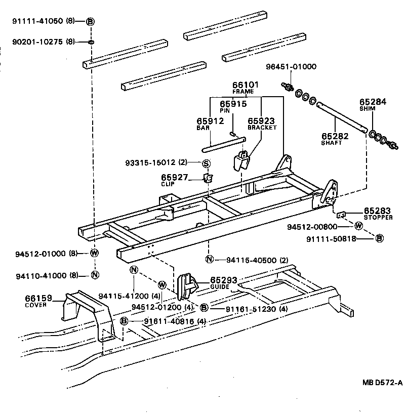 65601-96307 GUIDE, VESSEL product image