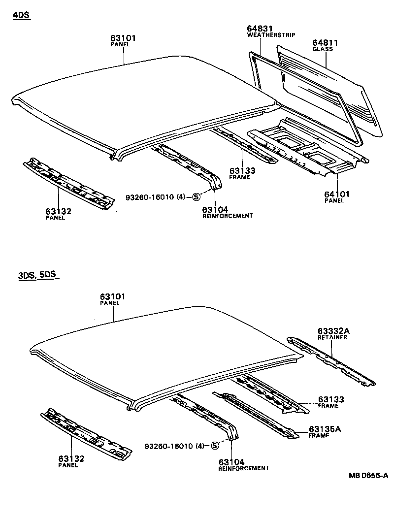 64811-16170 GLASS, BACK WINDOW product image