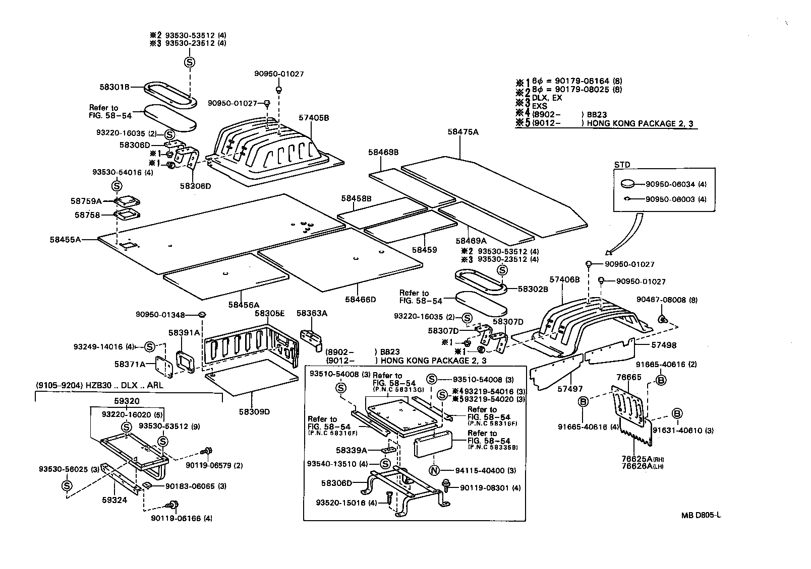 57103-90B09 CROSSMENBER SUB-ASSY, FLOOR, NO.3 product image
