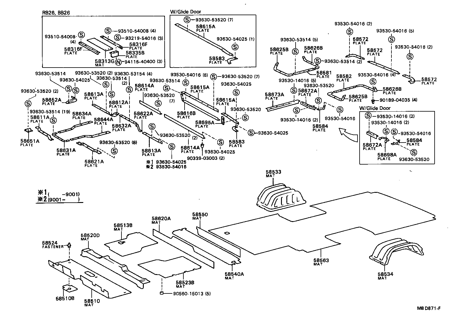 58313-90B00 MAT, FOOTREST, RH product image