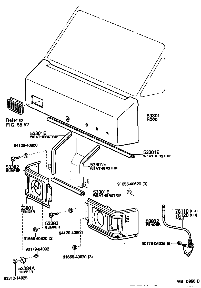 53801-90D01 FENDER SUB-ASSY, FRONT RH product image
