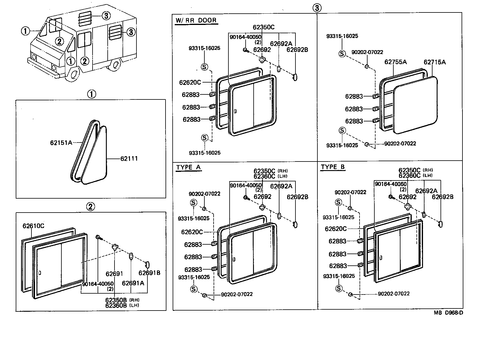 62151-90D00 WEATHERSTRIP, FRONT SIDE WINDOW product image