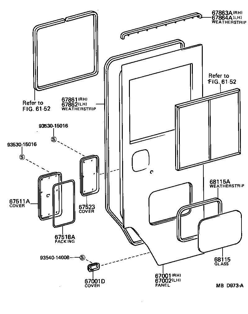 67002-90D02 PANEL SUB-ASSY, FRONT DOOR, LH product image