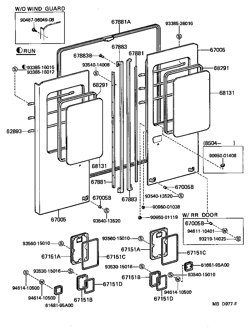 90541-03010 CUSHION(FOR BACK DOOR PANEL) product image