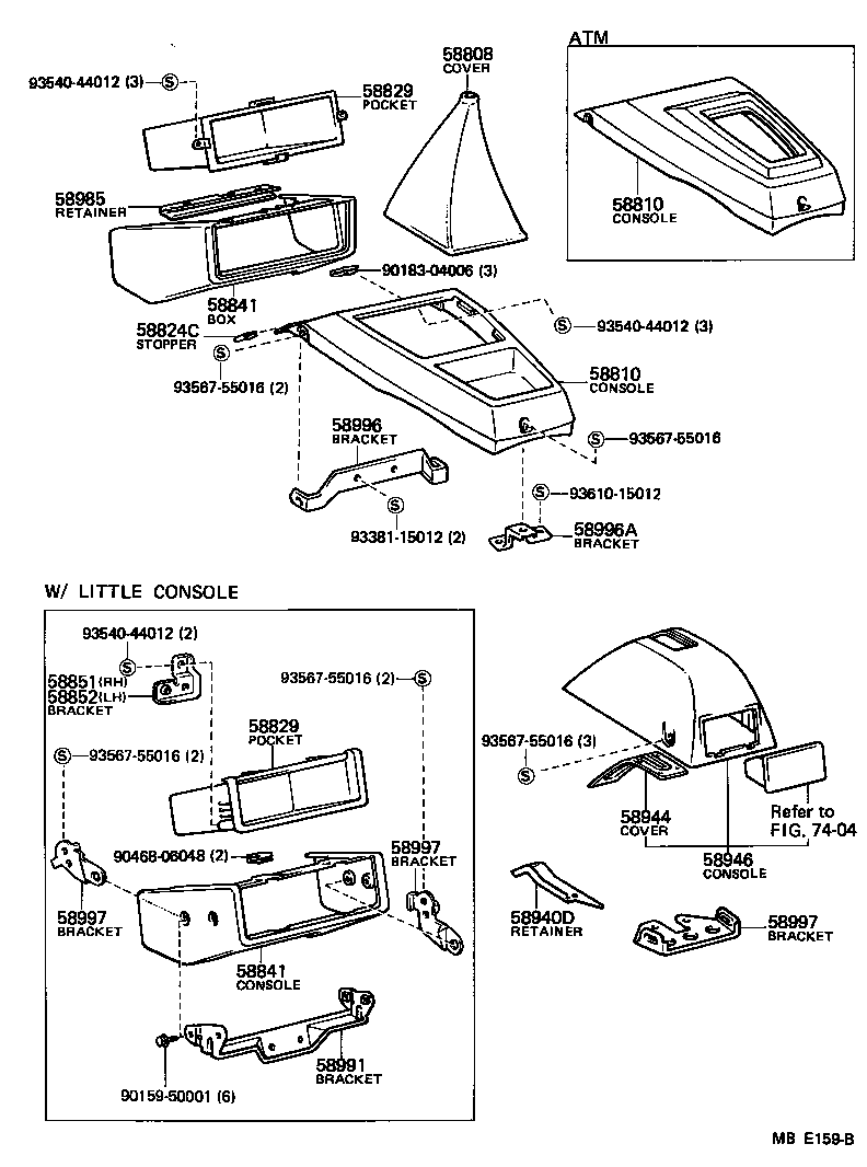 58808-10030 COVER SUB-ASSY, SHIFTING HOLE product image