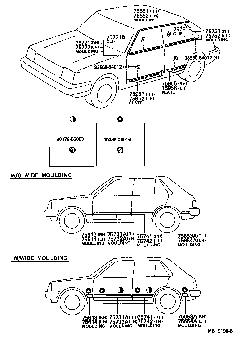75652-10050 MOULDING, QUARTER, OUTSIDE LH product image