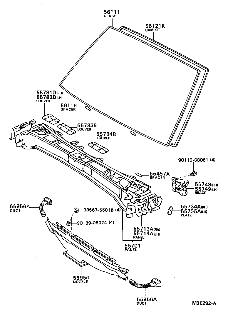 55700-32011 PANEL SUB-ASSY, COWL product image
