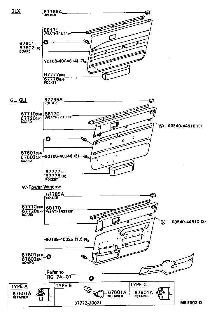 67111-32010 PANEL, FRONT DOOR, OUTER RH product image