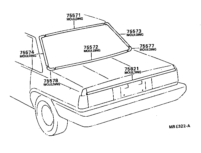 Toyota 75081-39035 PANEL SUB-ASSY, BACK DOOR FINISH