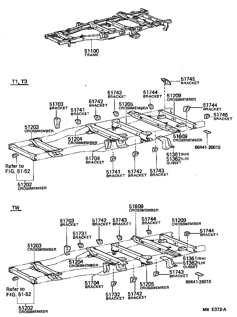 51001-26112 FRAME ASSY product image