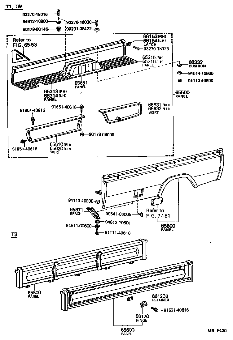 65600-95A05 PANEL ASSY, REAR BODY SIDE, LH product image