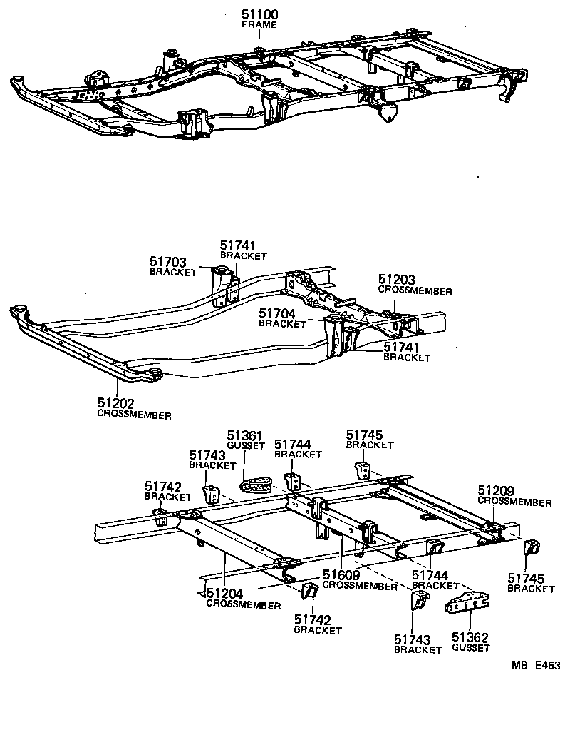 51001-27180 FRAME ASSY product image