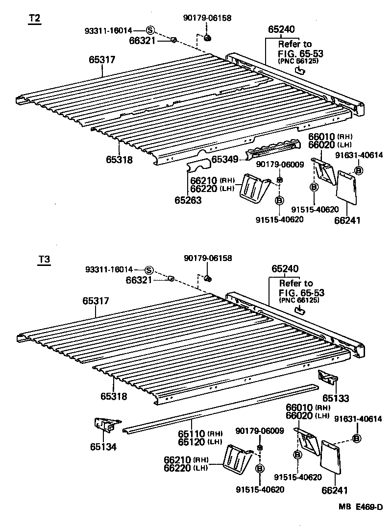 65263-95700 REINFORCEMENT, FLOOR SIDE FRAME product image