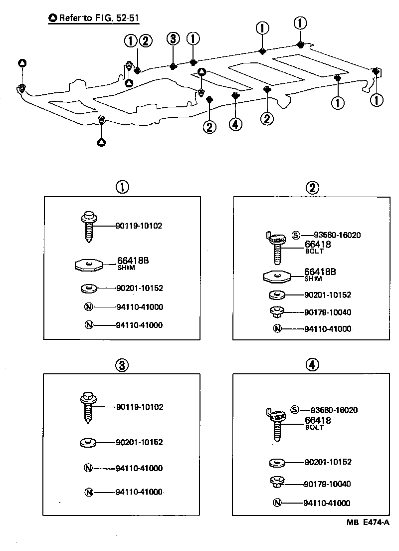 66442-95700 SHIM, MOUNTING product image