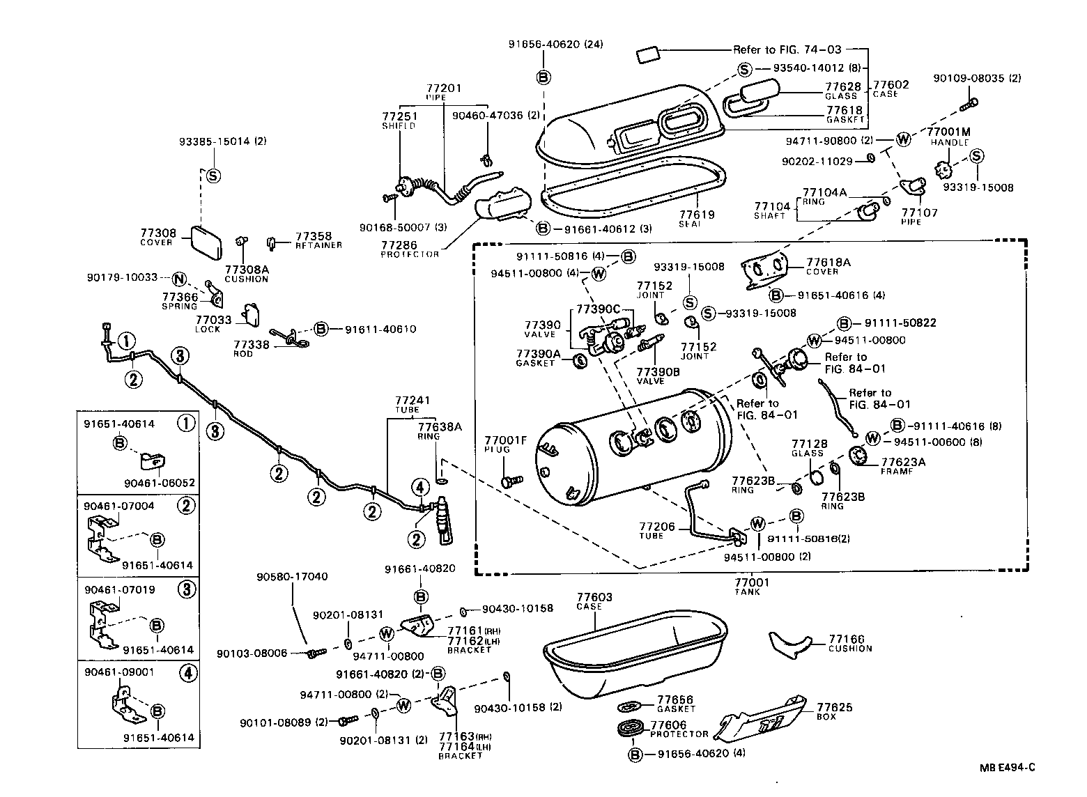 77001-20340 TANK ASSY, FUEL (LPG) product image