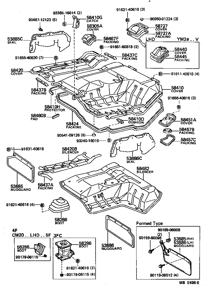 51296-95700 BOLT, ENGINE FRONT SUPPORT MEMBER product image