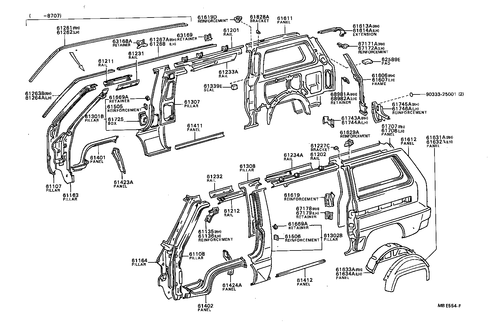 53829-87001 PROTECTOR, FRONT FENDER, LOWER product image