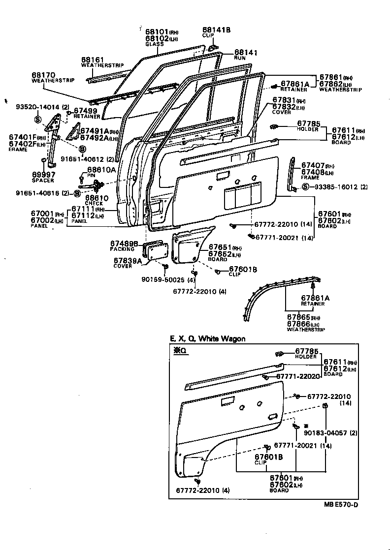 67401-87002 FRAME SUB-ASSY, FRONT DOOR, FRONT LOWER RH product image