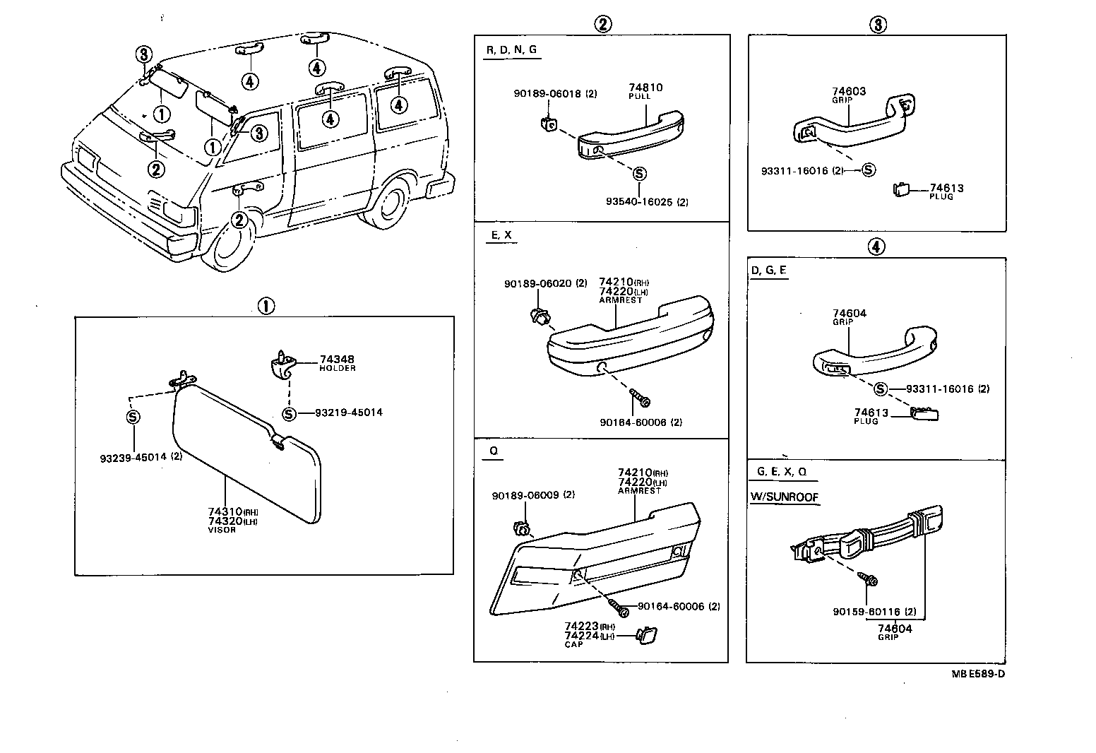 69285-95403-16 PULL ASSY, DOOR, INSIDE product image