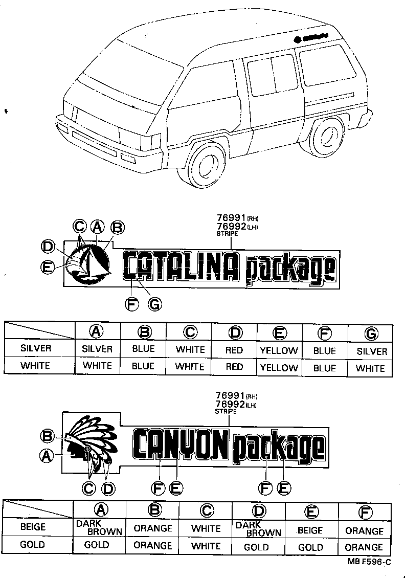 75946-87003 STRIPE, REAR BODY BACK, RH product image