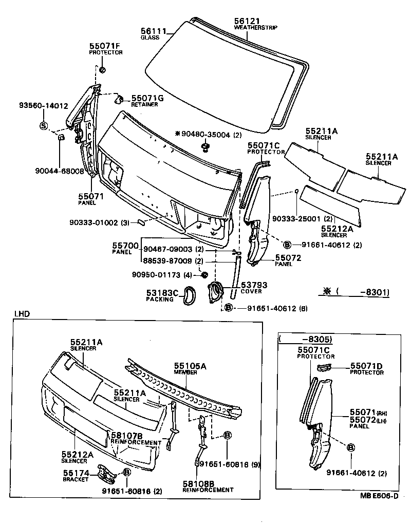 53828-87002 PROTECTOR, FRONT SIDE PANEL, NO.1 product image