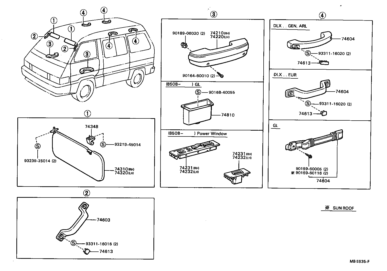 74348-32010-35 HOLDER, VISOR product image