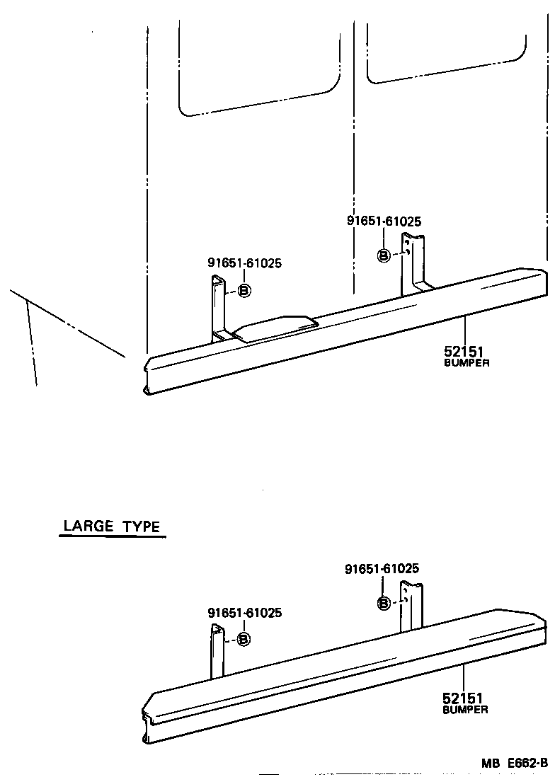 52105-90D01 BUMPER ASSY, REAR product image