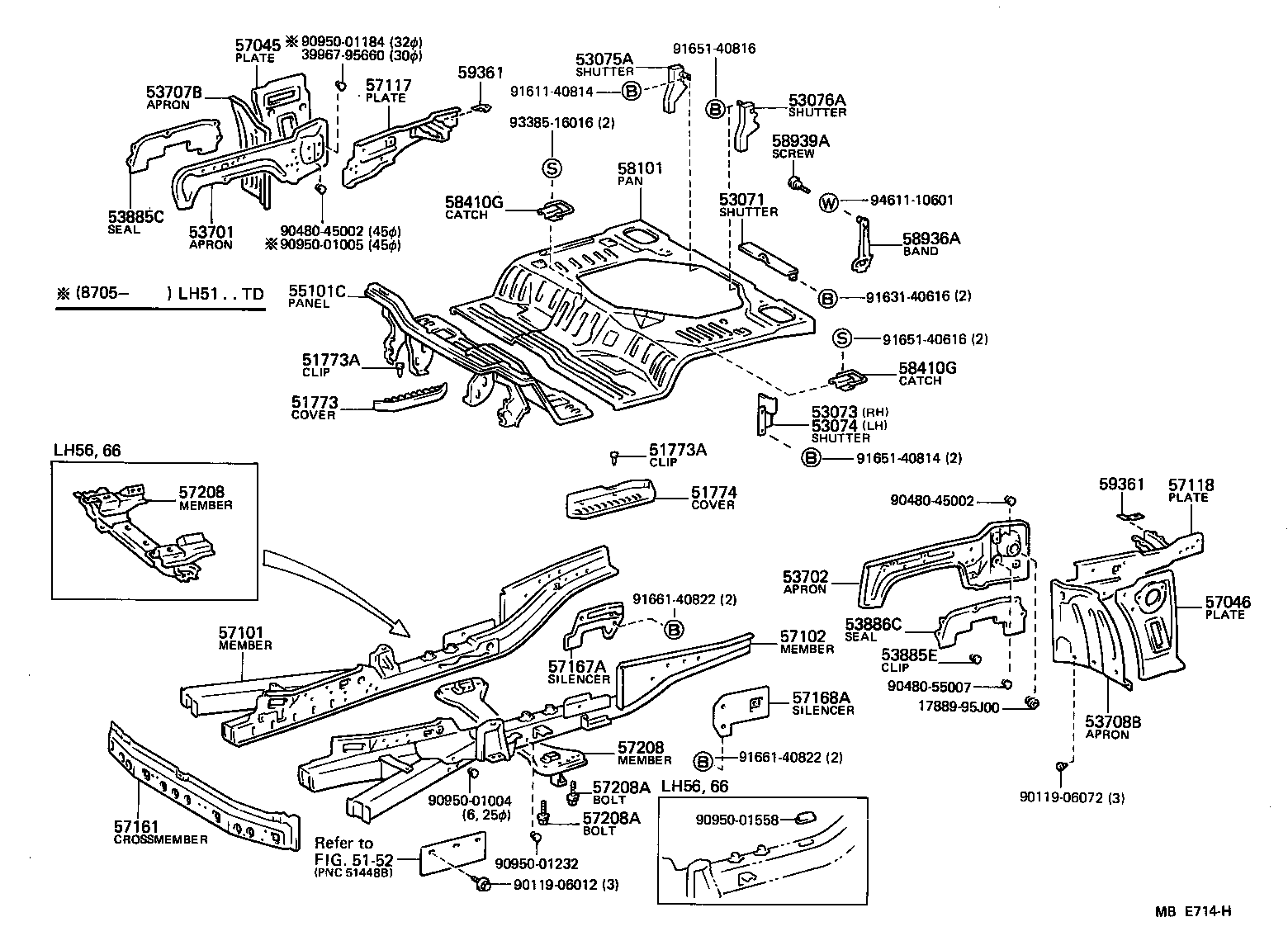 57107-95J03 PLATE SUB-ASSY, FRONT SIDE MEMBER, FRONT RH product image