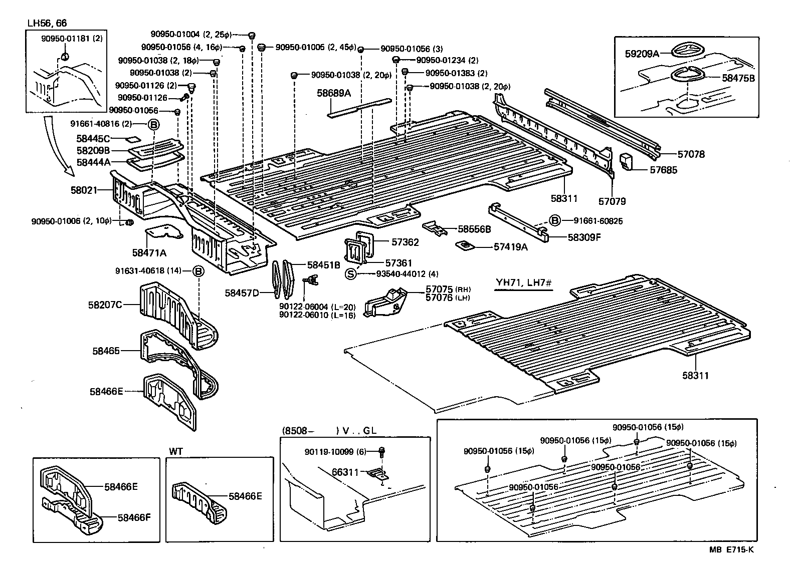 57308-95J04 OUTRIGGER, NO.4 LH product image
