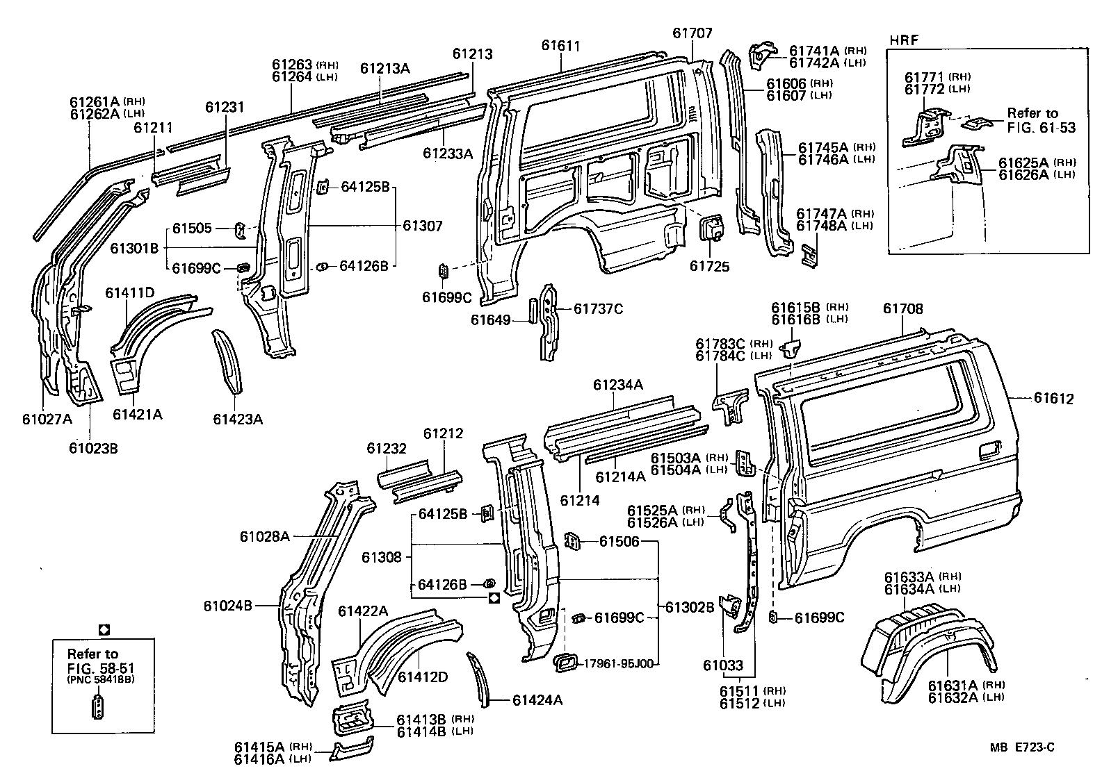 61027-95J02 PILLAR SUB-ASSY, FRONT BODY, OUTER RH product image