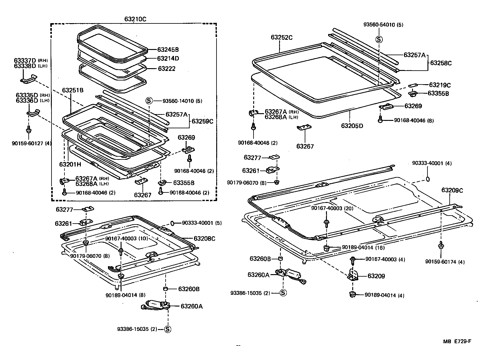 63103-90C02 REINFORCEMENT, ROOF PANEL, NO.1 product image