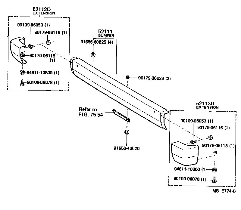 52115-95J00 SUPPORT, FRONT BUMPER SIDE, RH product image