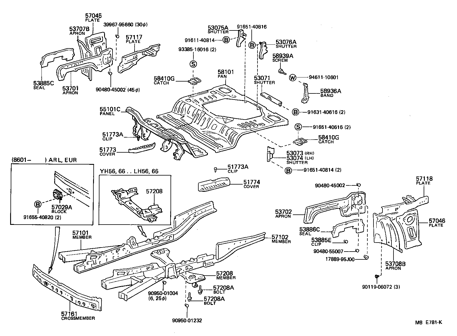 51021-95J00 MEMBER SUB-ASSY, ENGINE FRONT MOUNTING product image