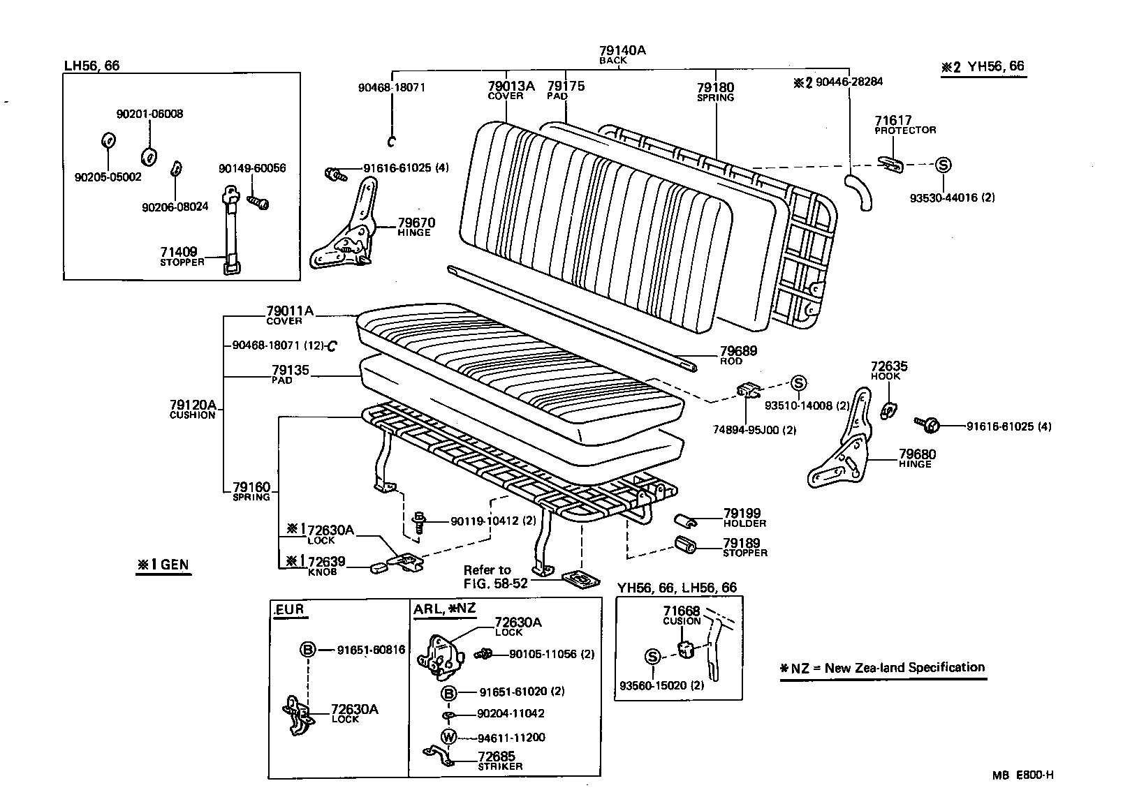 71012-95J02 FRAME SUB-ASSY, FRONT SEAT CUSHION, LH product image
