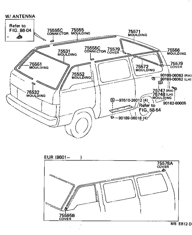 75655-95J04 MOULDING, SIDE PANEL, NO.6 RH product image